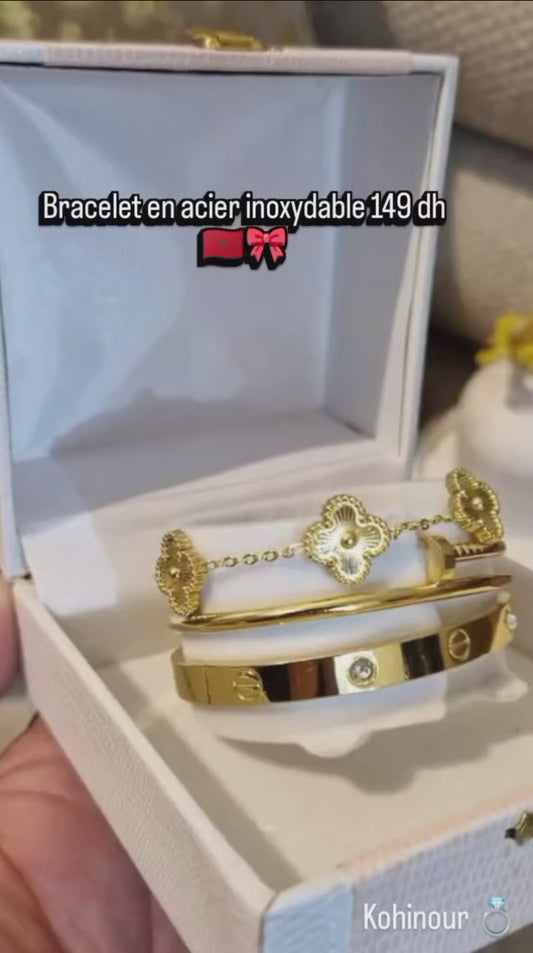 Bracelet en acier inoxydable 🎀